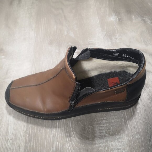 Rieker Anti Stress Ladies Size 39 (8.5 US) Brown & Black Faux Fur Lined Booties - Picture 7 of 12